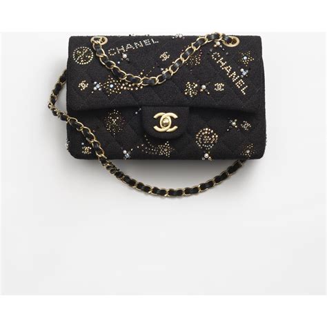 chanel caviar pouch|Small classic handbag, Grained calfskin & gold.